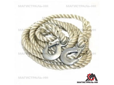 Трос буксировочный канат (4 м 5 т.) крюк/крюк "RedMark" от REDMARK Трос буксировочный канат (4 м 5 т.) крюк/крюк "RedMark"