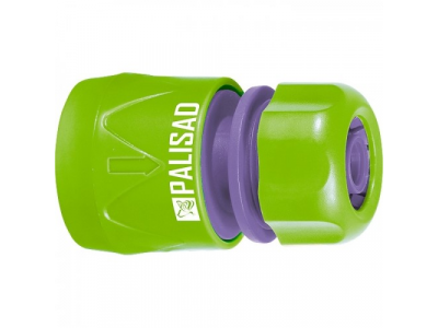 Соединитель пластмассовый быстросъемный для шланга 1/2"// PALISAD от PALISAD Соединитель пластмассовый быстросъемный для шланга 1/2"// PALISAD