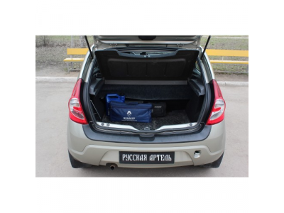 Защита заднего бампера для Renault Sandero Stepway 2009—2013 от РУССКАЯ АРТЕЛЬ Защита заднего бампера для Renault Sandero Stepway 2009—2013