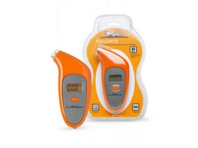 Манометр 7 атм AIRLINE цифровой металлический с подсветкой от Airline Манометр 7 атм AIRLINE цифровой металлический с подсветкой