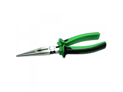 Длинногубцы с двухкомпонентными рукоятками 8", P1118 JONNESWAY