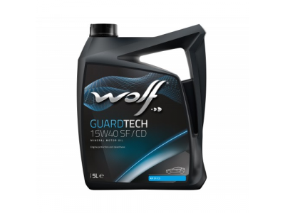Моторное масло WOLF GUARDTECH 15W40 SF/CD 5L от WOLF Моторное масло WOLF GUARDTECH 15W40 SF/CD 5L