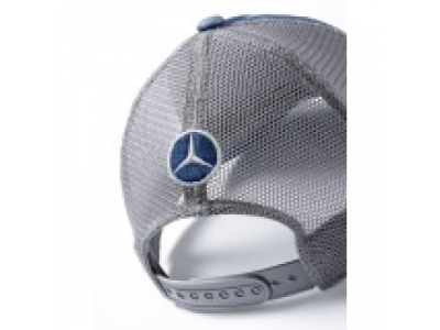 Мужская бейсболка Mercedes Trucker Disctrict Men’s Cap, Jeans Blue, артикул B67870985
