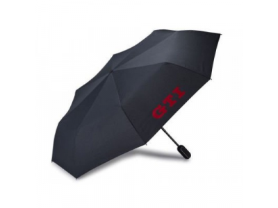 Складной зонт Volkswagen GTI Umbrella Black 2017 от VAG Складной зонт Volkswagen GTI Umbrella Black 2017