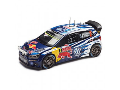 Модель автомобиля Volkswagen Polo R WRC, 1:43, Latvala/Anttila, артикул 6C1099300B от VAG Модель автомобиля Volkswagen Polo R WRC, 1:43, Latvala/Anttila, артикул 6C1099300B