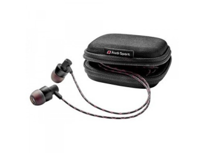Наушники петельки Audi Sport In Ear Plugs, Black/Red от VAG Наушники петельки Audi Sport In Ear Plugs, Black/Red