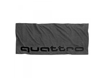 Банное полотенце Audi Quattro Beach Towel, Grey от VAG Банное полотенце Audi Quattro Beach Towel, Grey