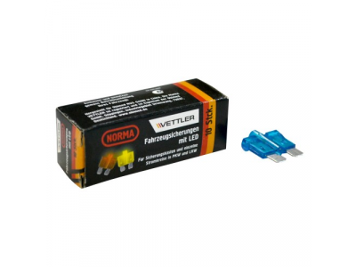 Предохранитель плоский 15А с индикатором VETTLER